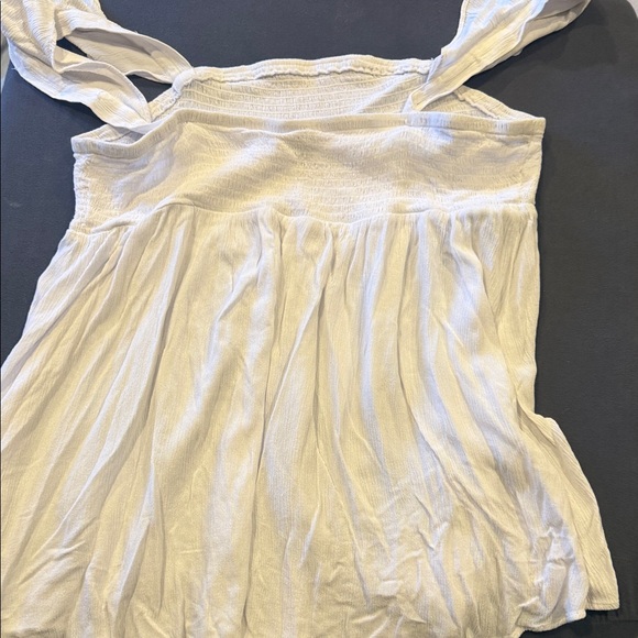 Torrid White Ruffled Strap Blouse - Picture 3 of 4